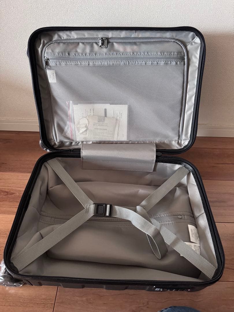 ◆極美品◆無印良品20ℓメタグレーキャリーケース 国内線持ち込みサイズ 使用浅