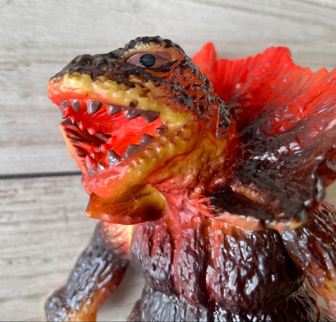 ジラース キングザウルスシリーズ ソフビ人形 極美品マルサンブルマァクポピー