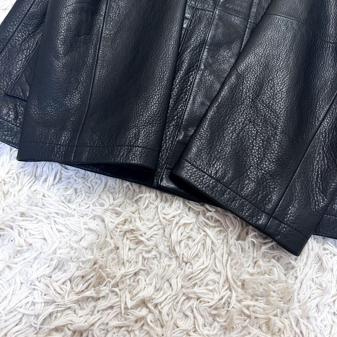 タグ付未使用✨AURALEE レザージャケット 3 ブラック ゴートスキン 本革