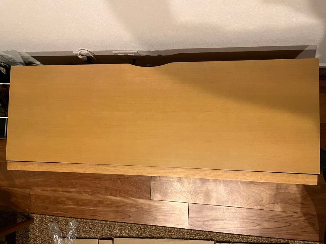 ナチュラル木製テレビ台 スラットデザイン