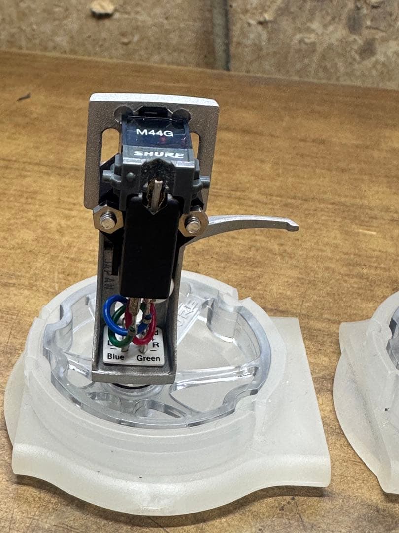 ヘッドシェル Technics カートリッジSHURE M44-G 2個セット。