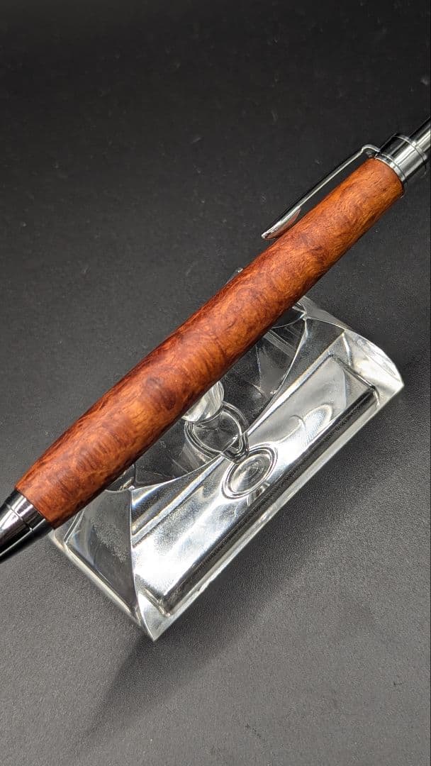 447ペン工房翌檜　極上　レースシーオーク　木軸シャーペン　ボールペン