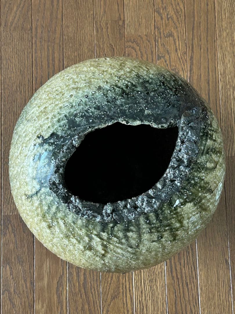 【送料無料】信楽焼　花瓶　壺　特大