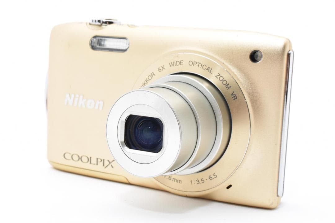 【美品】Nikon COOLPIX S3300 ゴールド　動作確認済