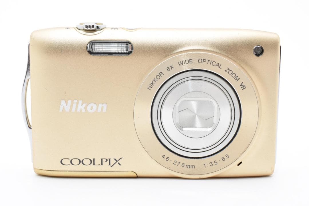 【美品】Nikon COOLPIX S3300 ゴールド　動作確認済
