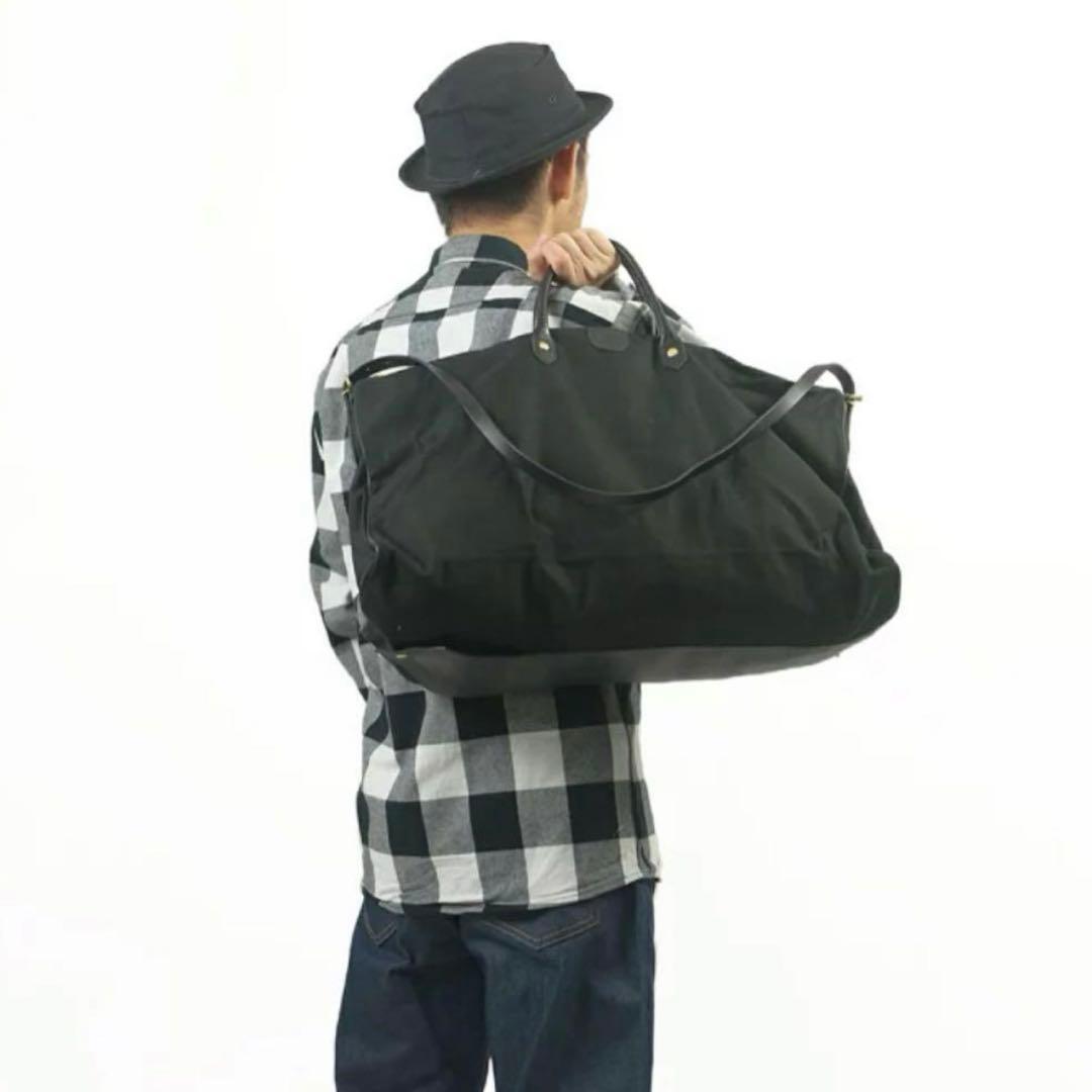 イルビゾンテ　手持ちと肩掛けの2WAY ボストンバッグ　ブラック