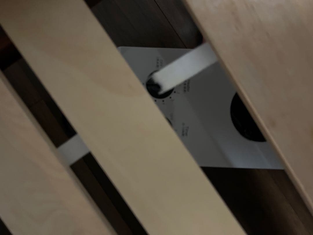 スキャンティーク　シングルベッド　(シモンズマットレス込み)中古品