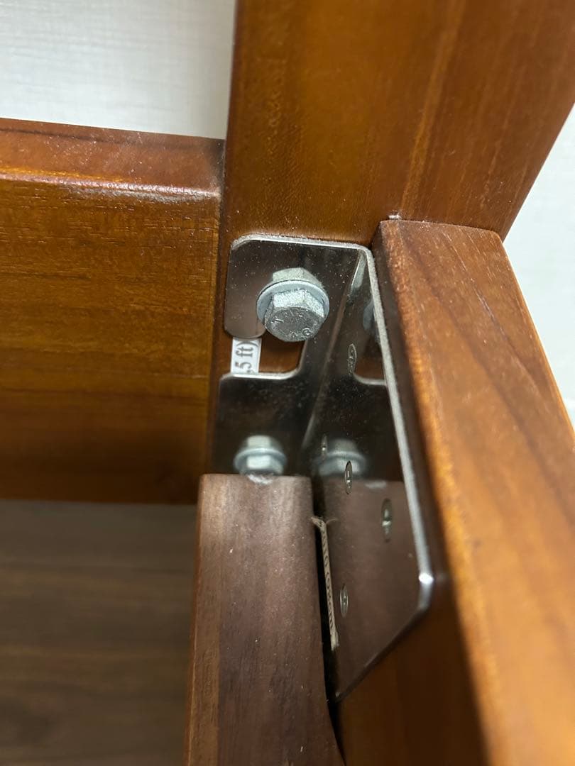 スキャンティーク　シングルベッド　(シモンズマットレス込み)中古品