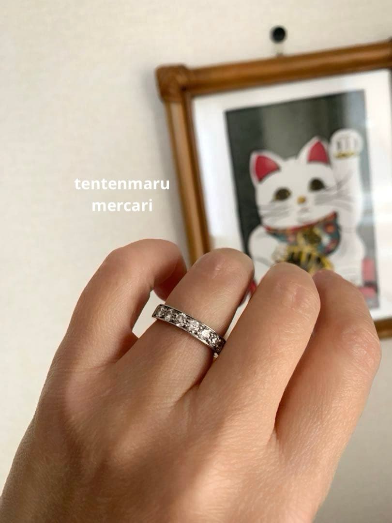 和*美様 エステール☆pt900 1.08ctダイヤモンドハーフエタニティリング