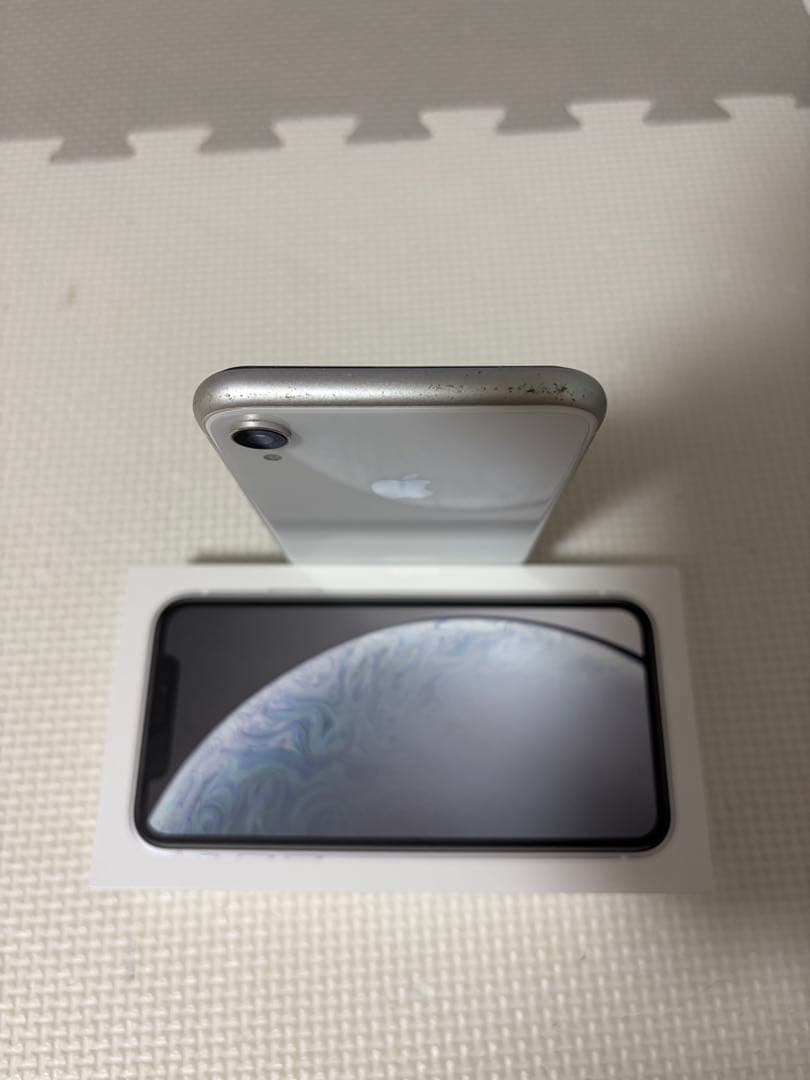 【美品・SIMフリー】iPhone XR 128GB ホワイト｜付属品完備