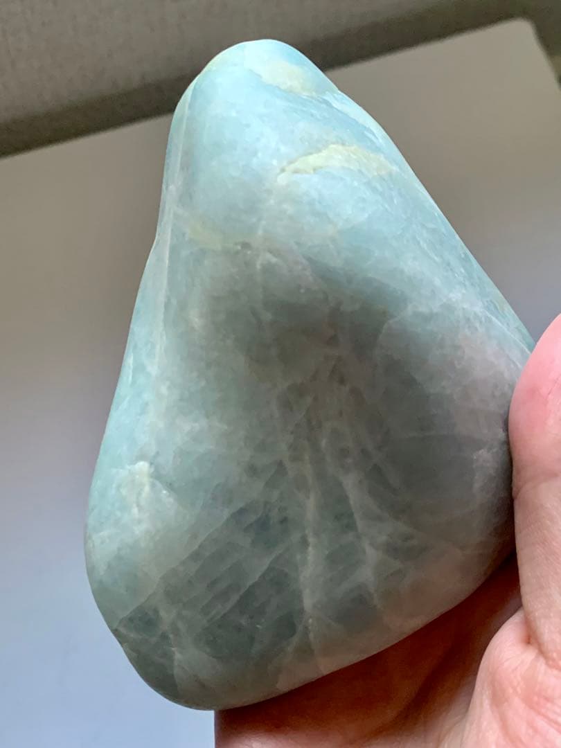 海翡翠　海石　糸魚川入りコン沢青翡翠　原石　青ひすい　水石　根付　国産鉱物標本