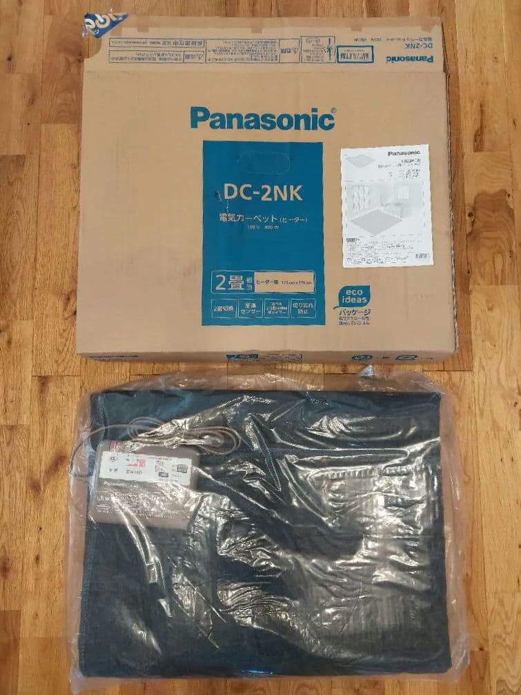 未使用 Panasonic 2畳用 DC-2NK 電気カーペット用ヒーター