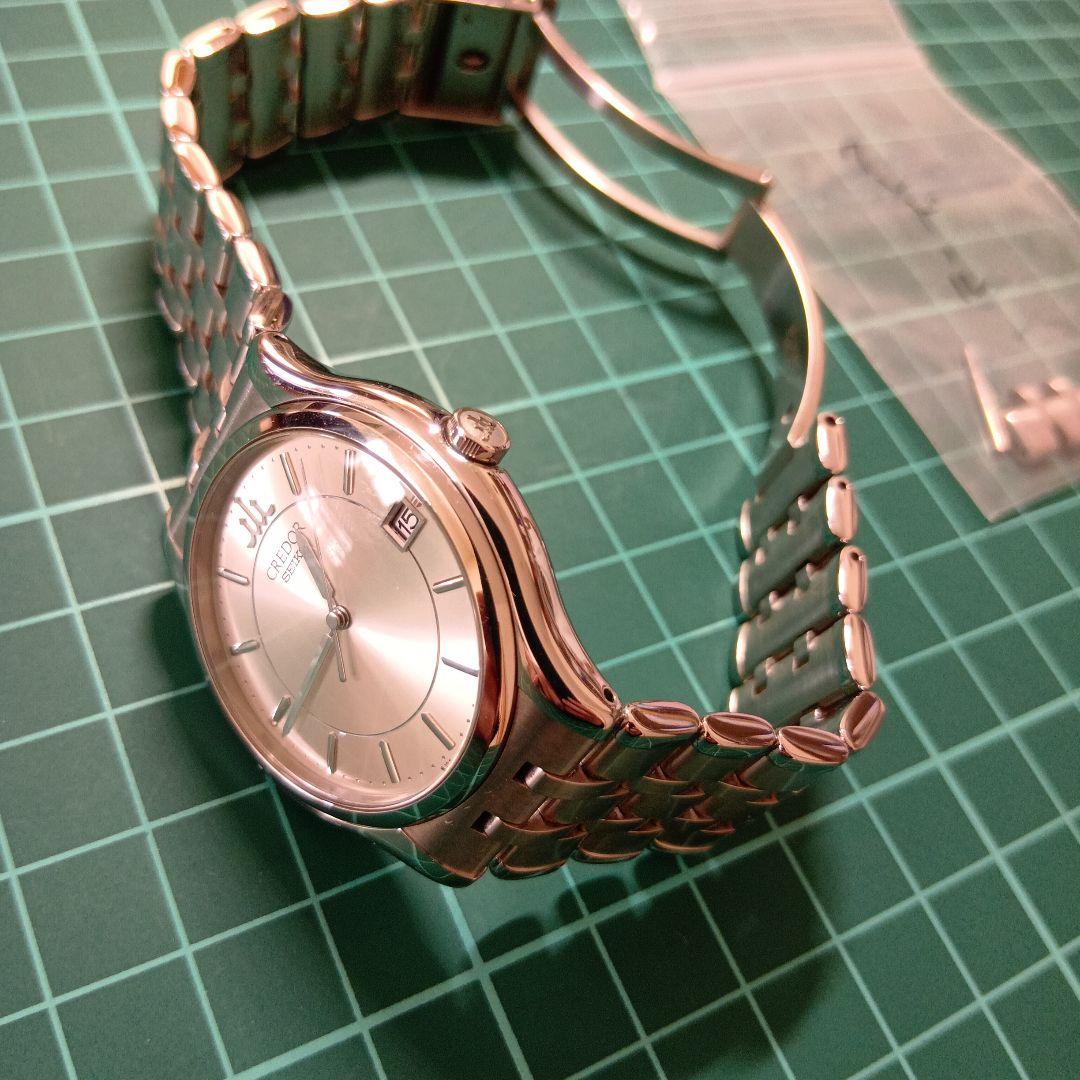 CREDOR シルバー クォーツ腕時計