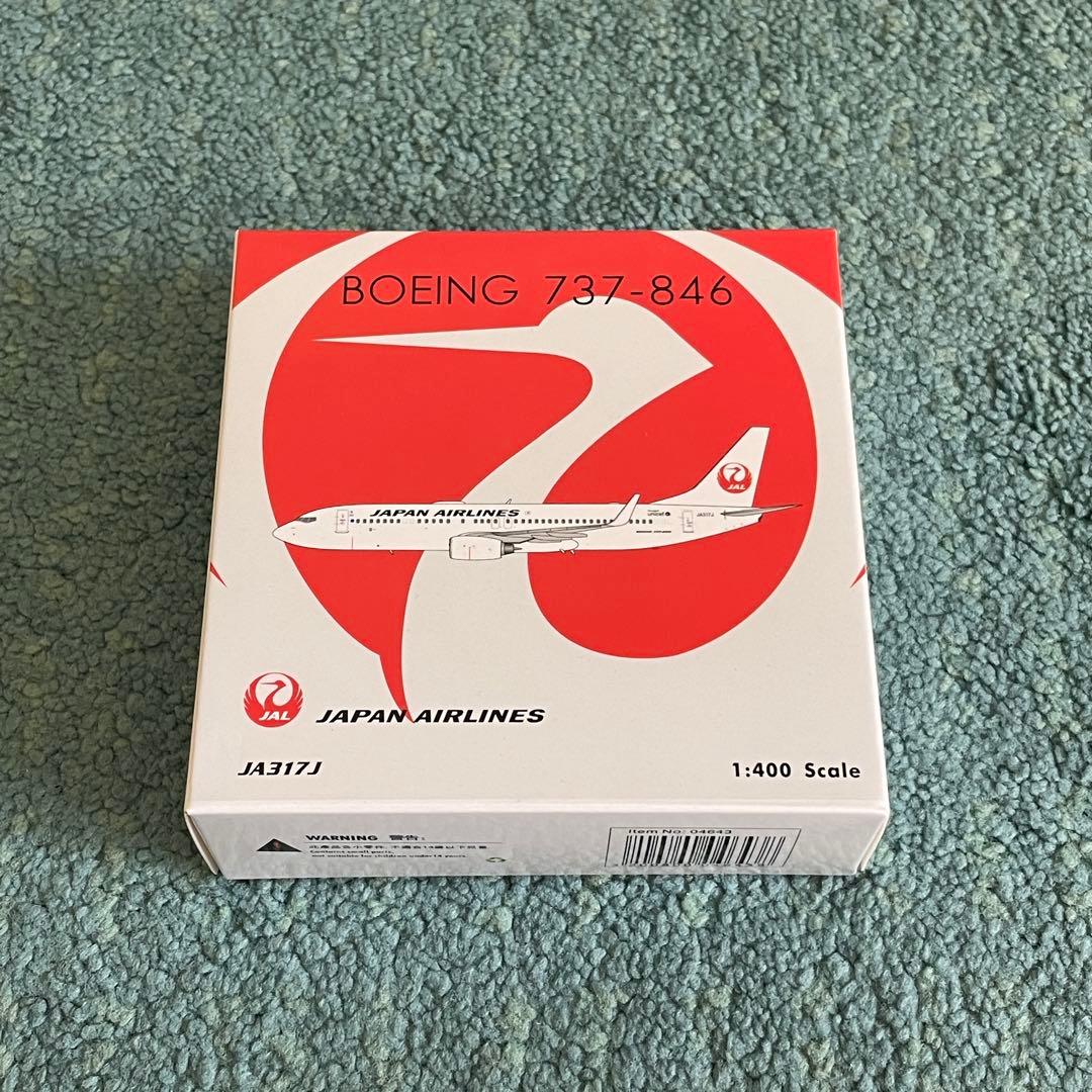 JAL 737-800 日本航空 JA317J 1:400 ph