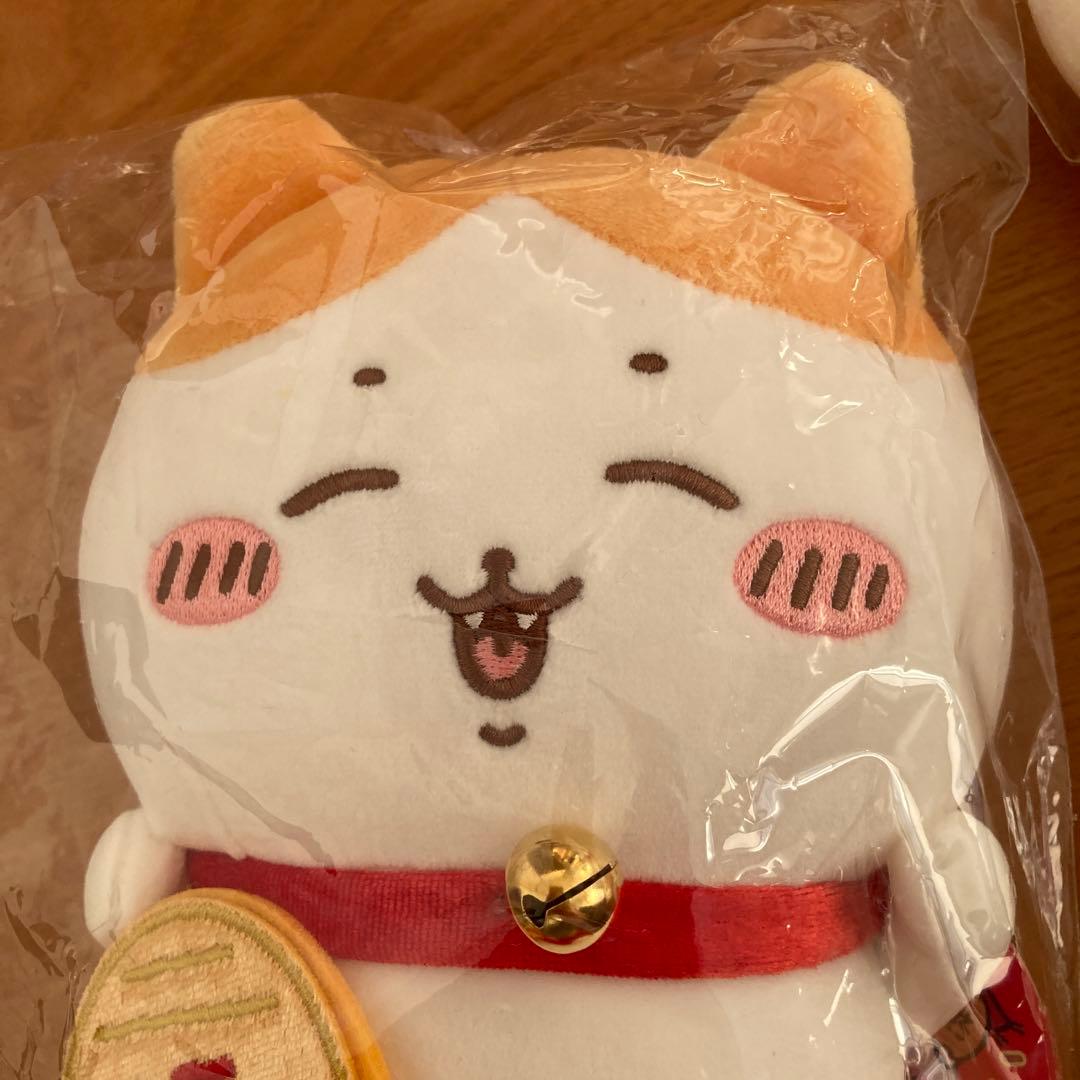 【新品・未開封・タグ付き】ちいかわ　招福！ハチワレぬいぐるみ・マスコットセット