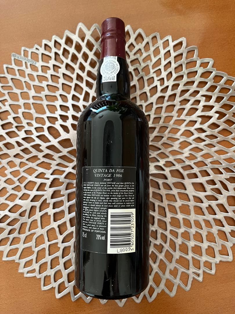 ビンテージ　ポートワイン　1986