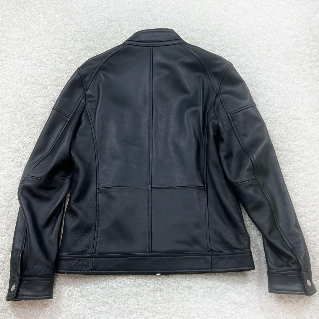 ラトルトラップ ラム レザー ジャケット シングル ライダース ダブルジップ M