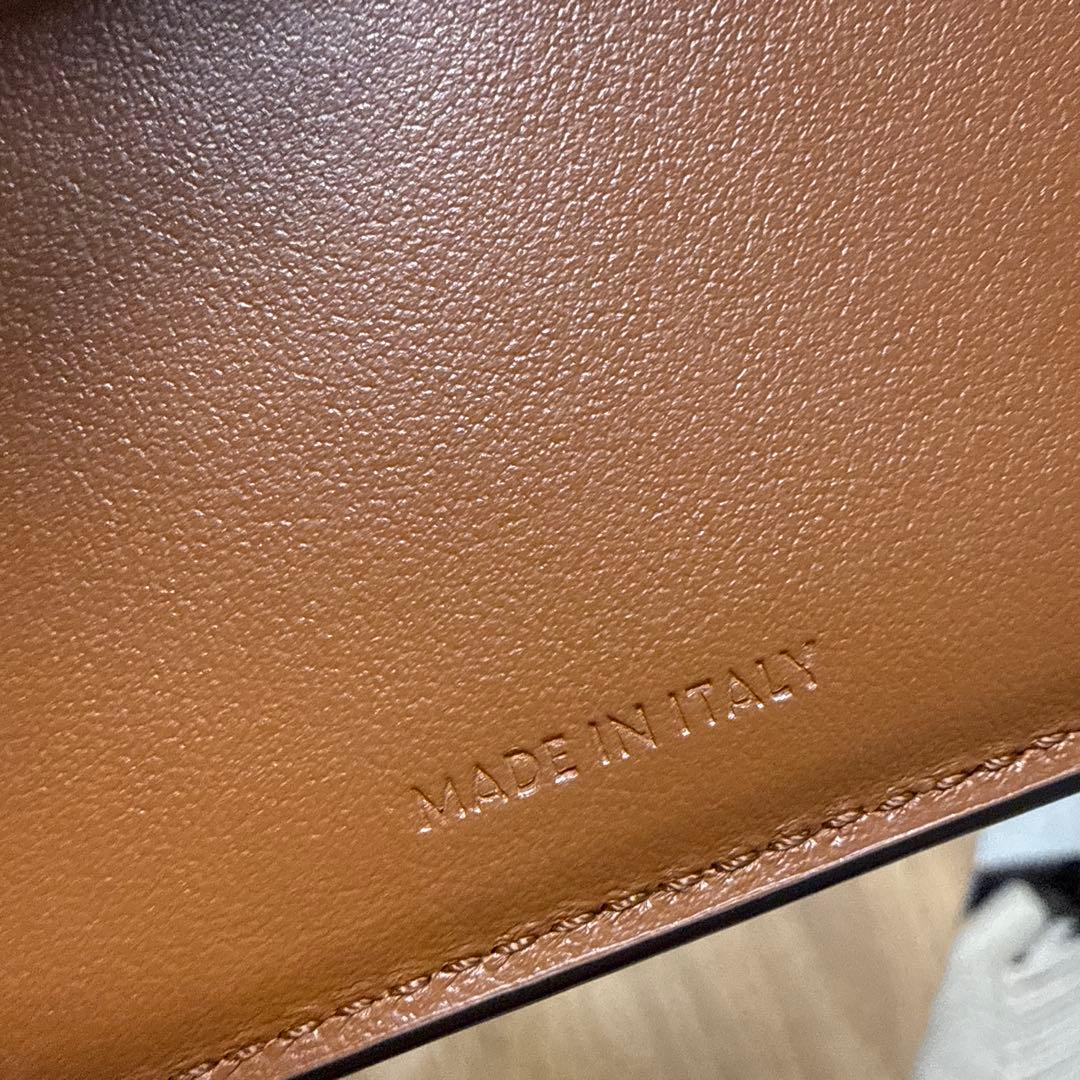 CELINE 三つ折り財布 ベージュ/ブラウン