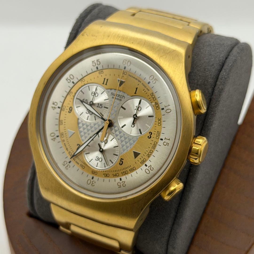 【超希少】スウォッチ　アイロニー　ビッグクロノ　YOG100G クォーツ