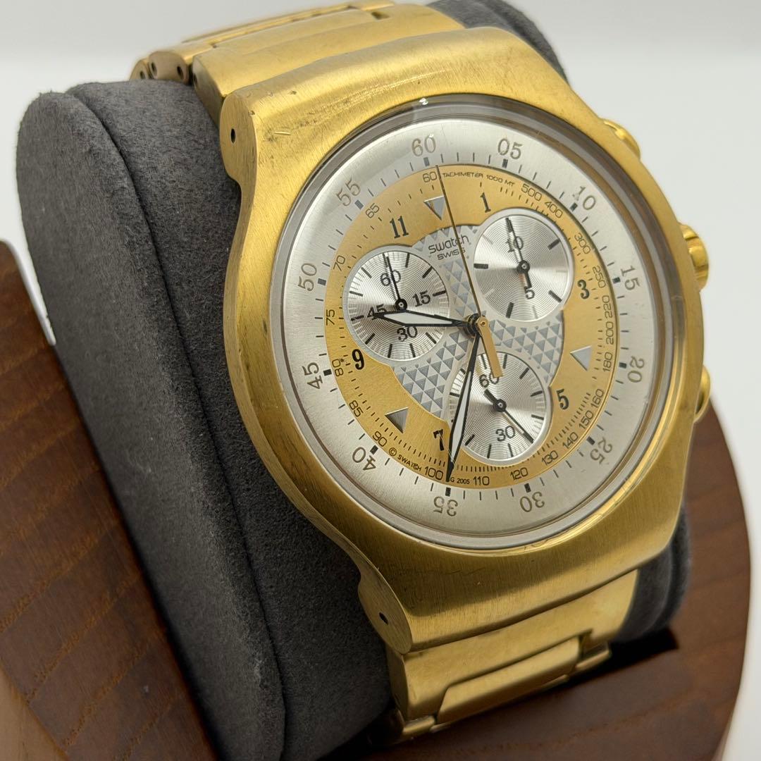 【超希少】スウォッチ　アイロニー　ビッグクロノ　YOG100G クォーツ