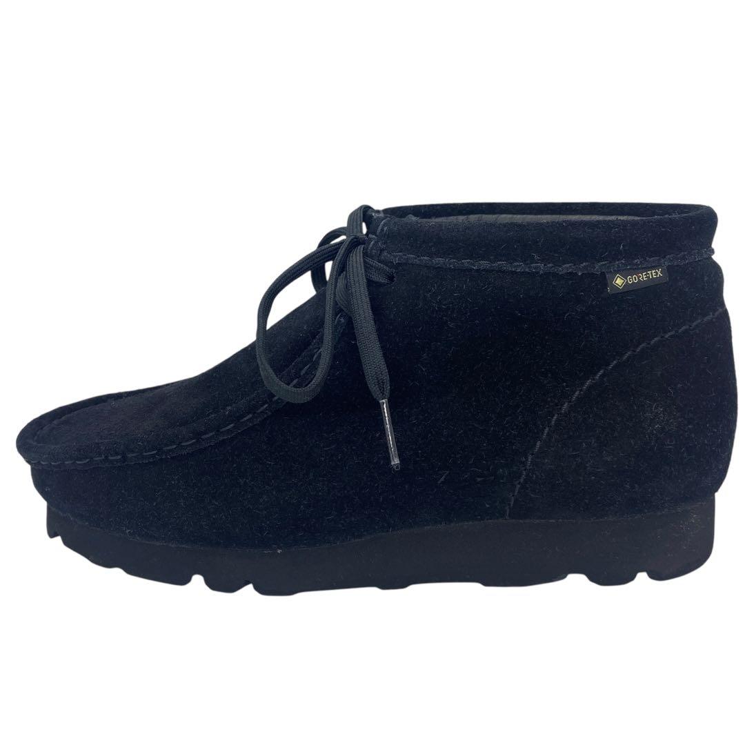 【美品】 クラークス 26cm ワラビー ゴアテックス GORE-TEX 黒