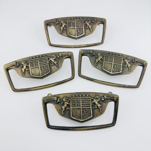 M1273 Vintage 1950's 4個セットライオン ユニコーン 取手