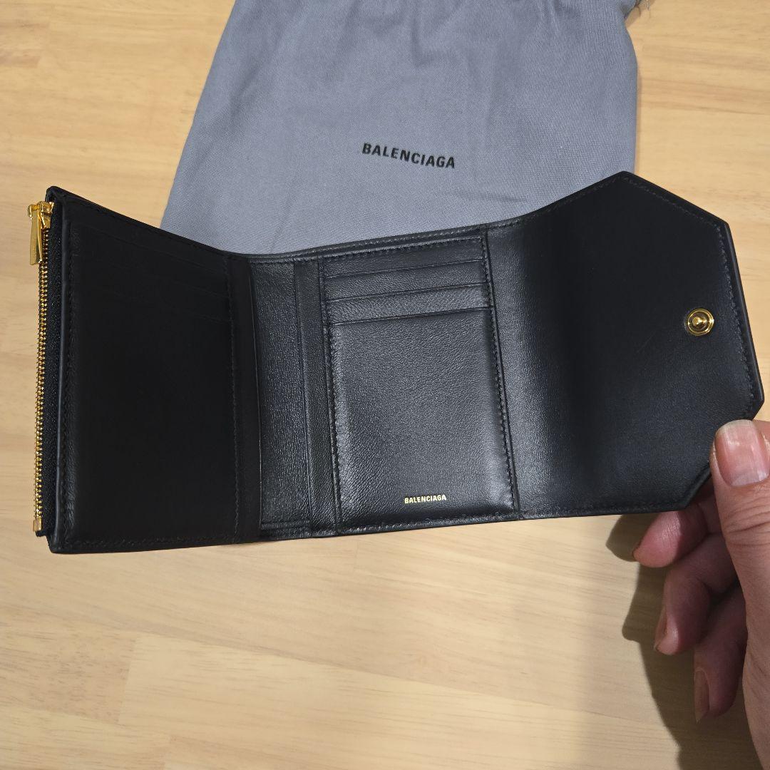 【未使用品】BALENCIAGA　三つ折りウォレット