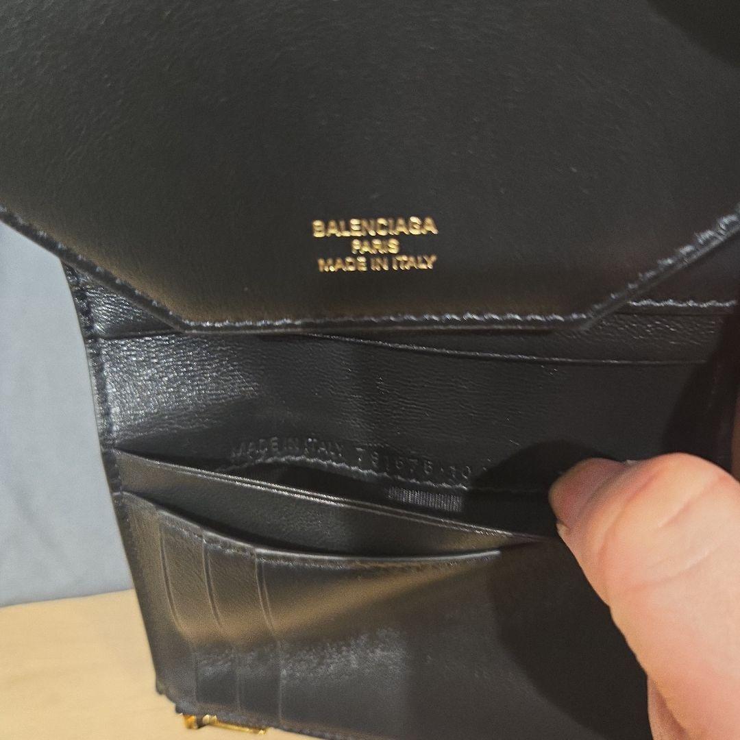 【未使用品】BALENCIAGA　三つ折りウォレット