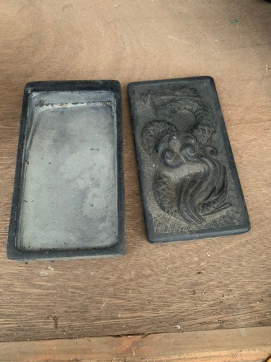 硯　アンティーク50年前に海外で購入しました。