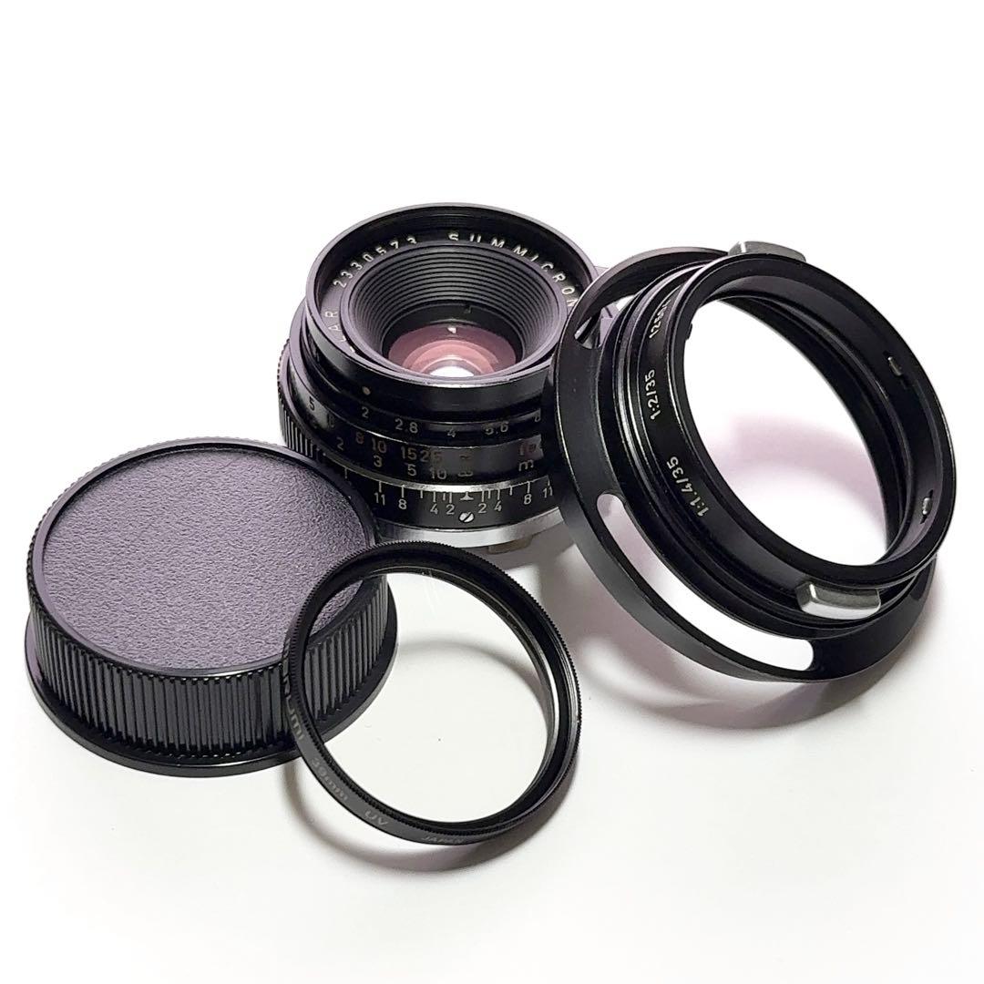 【希少】ツノ付き ズミクロン35mm F2【６枚玉】ドイツ製12504フード付き