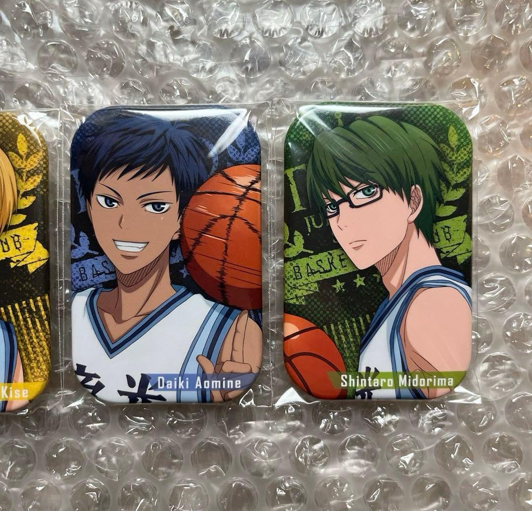 黒子のバスケ　黒バス　まるかく　缶バッジ　4点セット