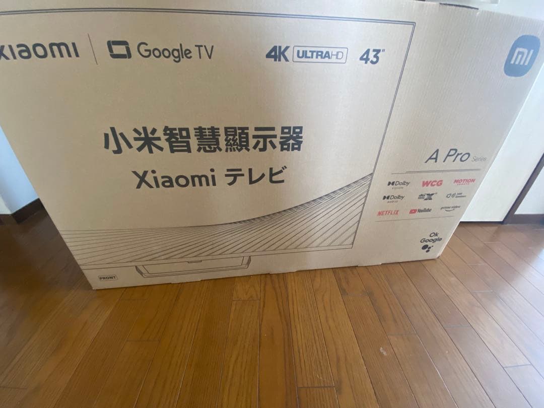 Xiaomi A Pro 43インチ 4Kテレビ