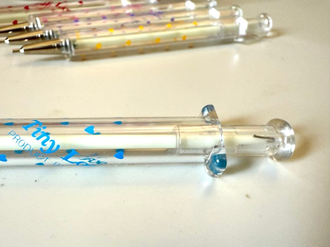 注射器　シャーペン　昭和レトロ 80年代　ファンシー　20本　ケース付き