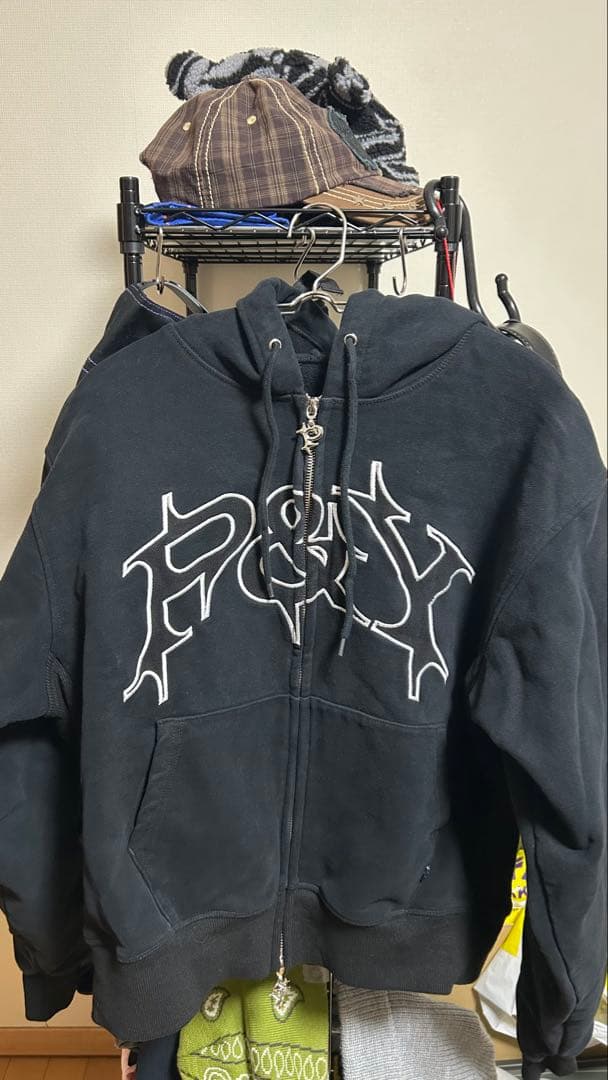 punkandyo 初期黒　ジップパーカー　zip