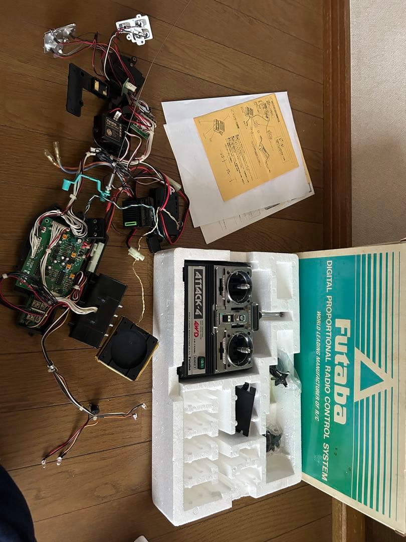 タミヤ1/14トレーラーサウンド、ライトユニット、プロポ受信機セット