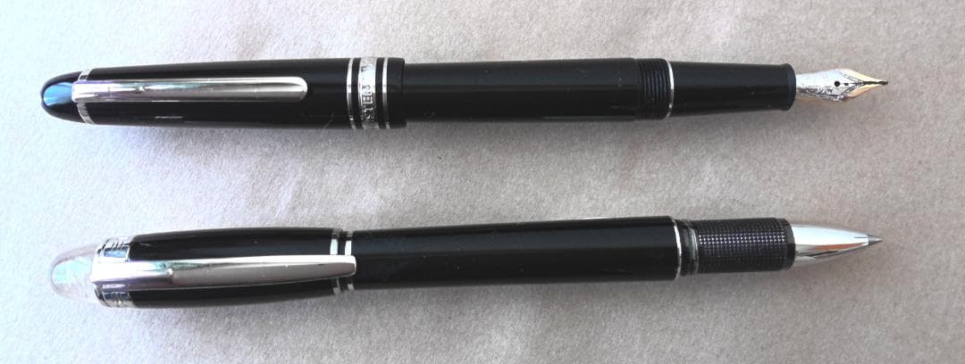 モンブラン MONTBLANC 万年筆とボールペンのセット（本革ペンケース入り）