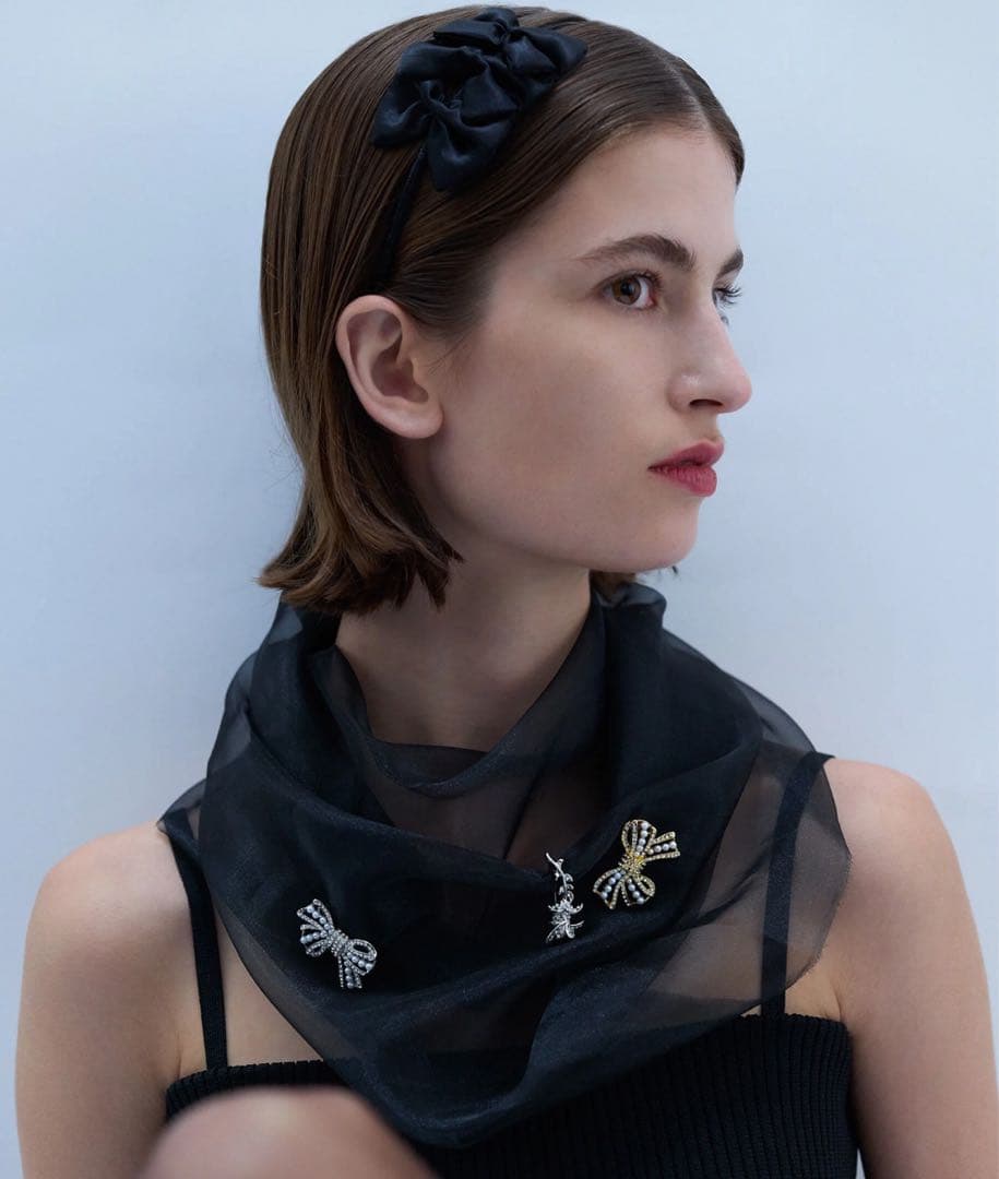 【IRIS 47】bow brooch BO66 ゴールド　イリスフォーセブン