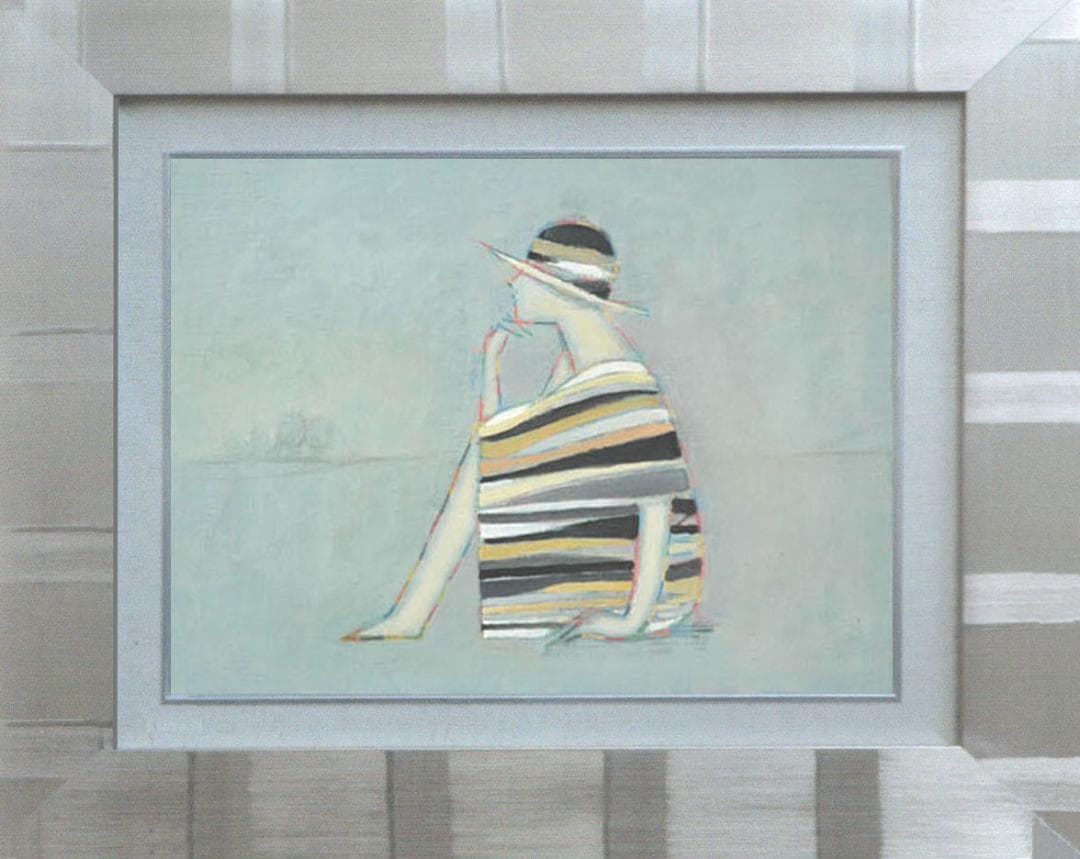 油絵 菅家令子 絵 絵画 インテリア F4-071712 人物 女性像