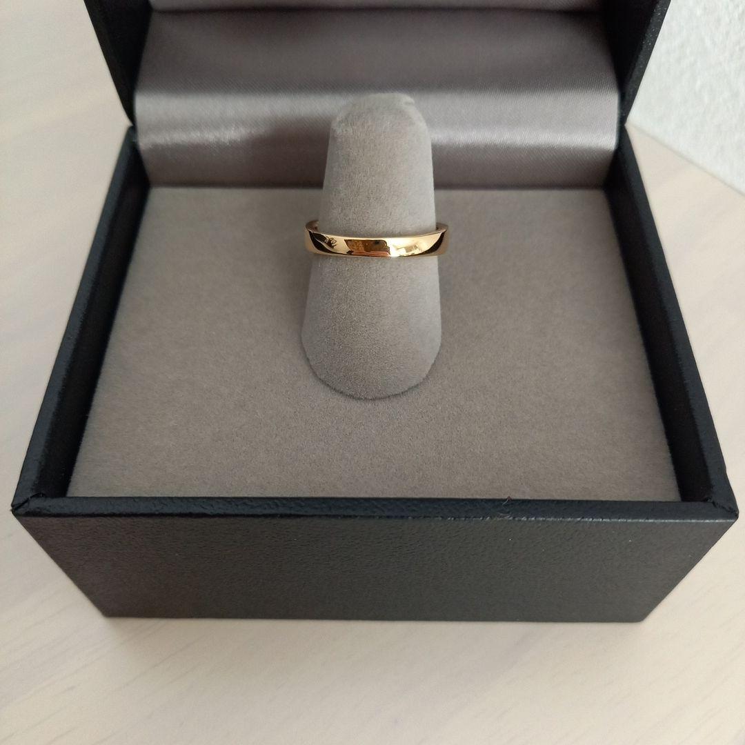 【新品未使用】ジュエリーツツミ＊リング＊K18YG＊ダイヤモンド0.39カラット