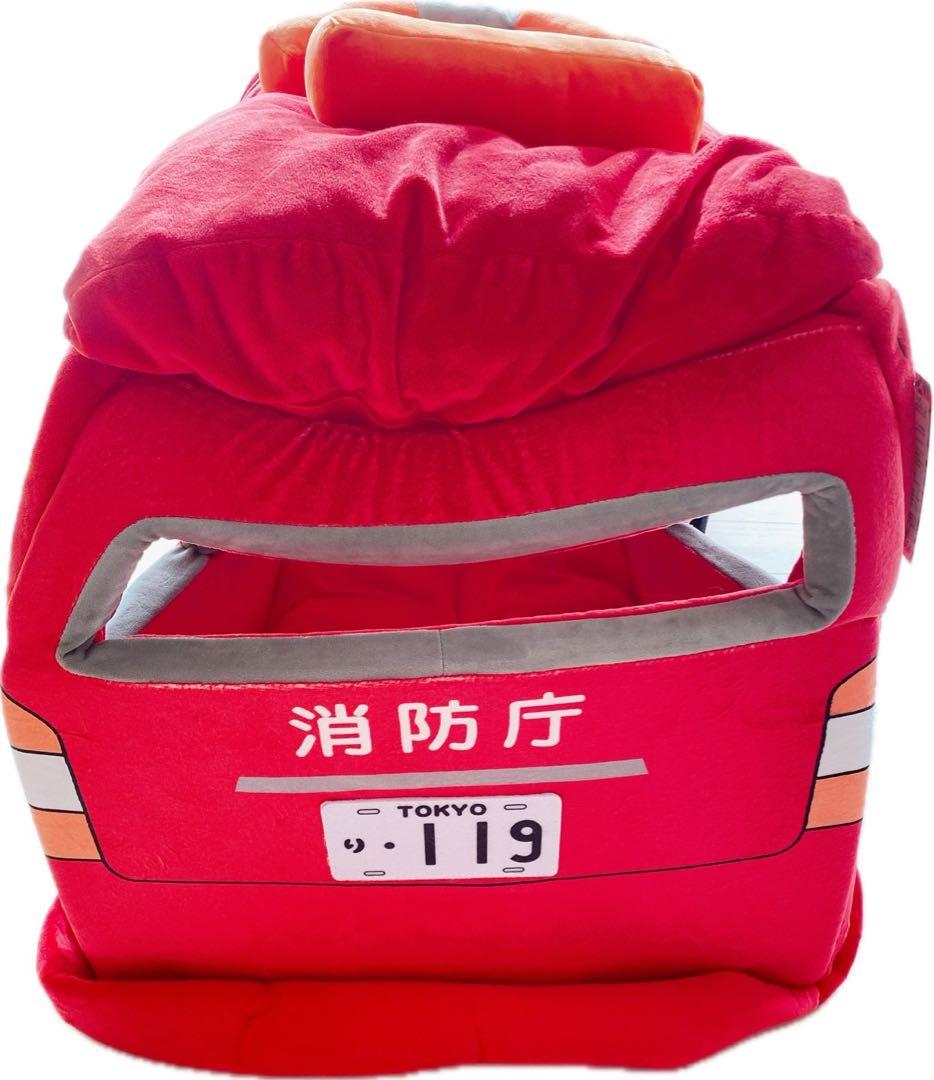 美品　ペット用　消防車　カドラー　ベッド　可愛い　レスキュー　撮影会にも！