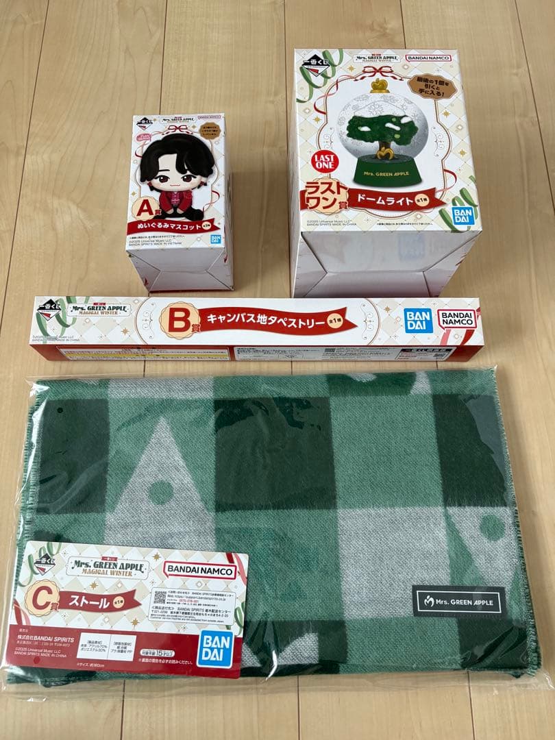 Mrs. GREEN APPLE ミセス 一番くじ ラストワン賞　　A賞B賞C賞