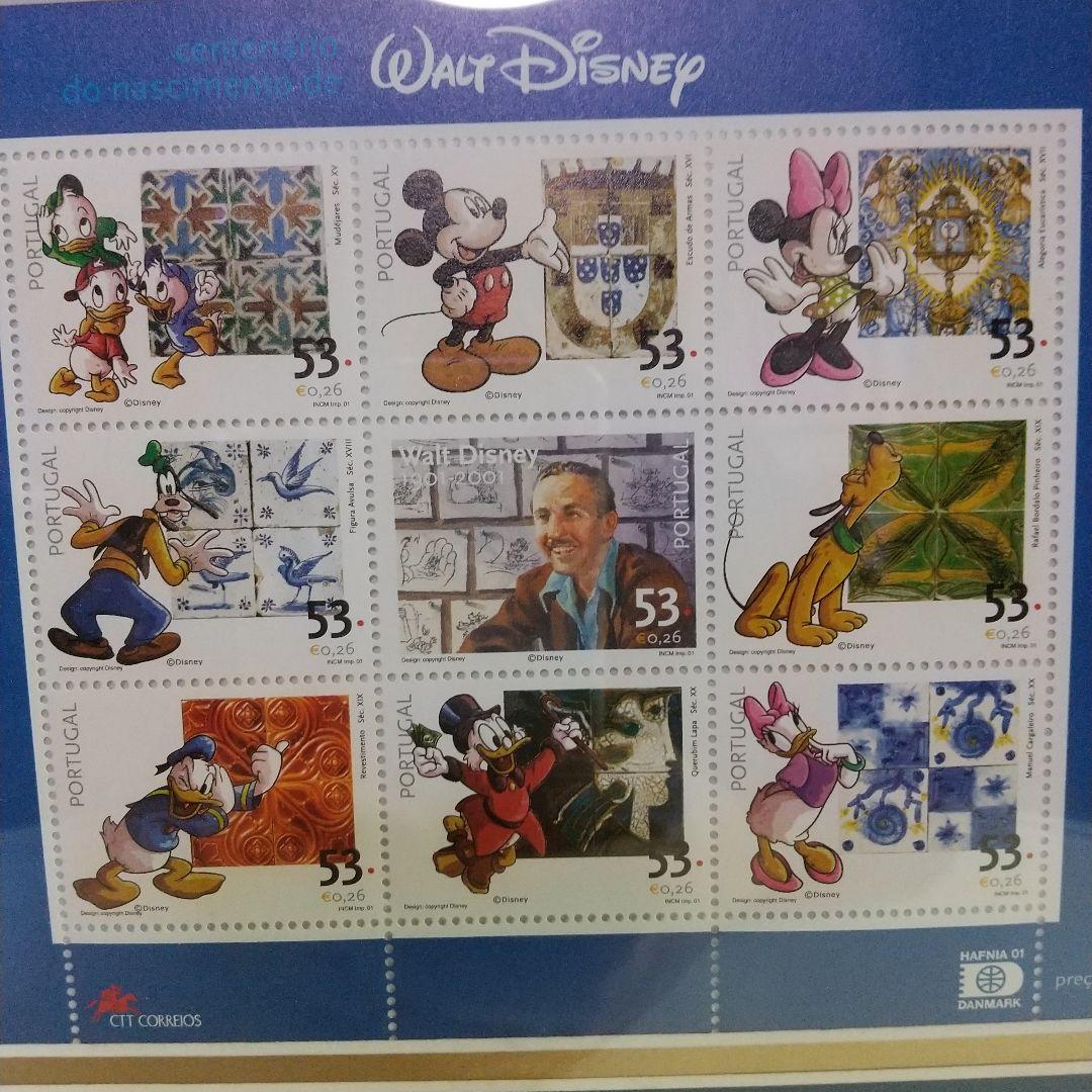 ディズニースタンプギャラリー W・D生誕100周年記念 ポルトガル発行 レア