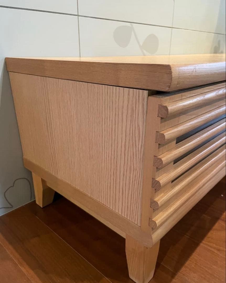 【最終値下げ】ナチュラルウッド　リビング サイドボード ローボード　テレビ台