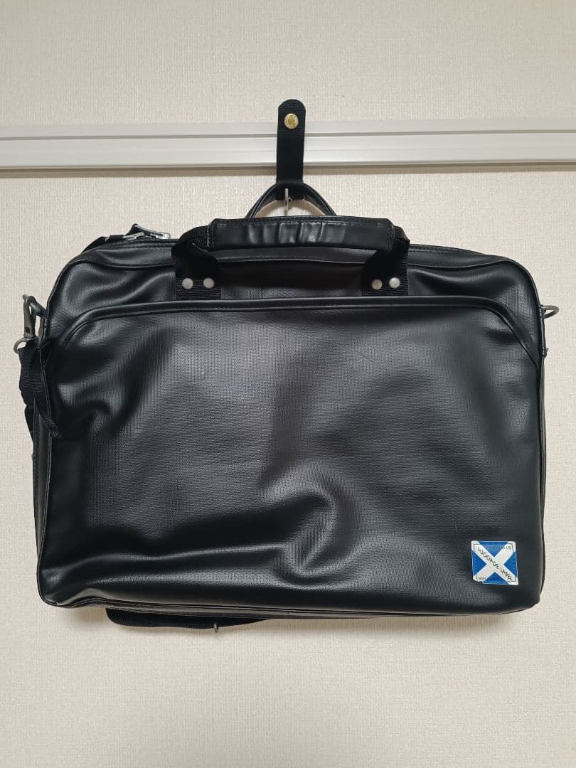 ラゲッジレーベル　2WAYビジネスバック　青バッテン　ネイビー