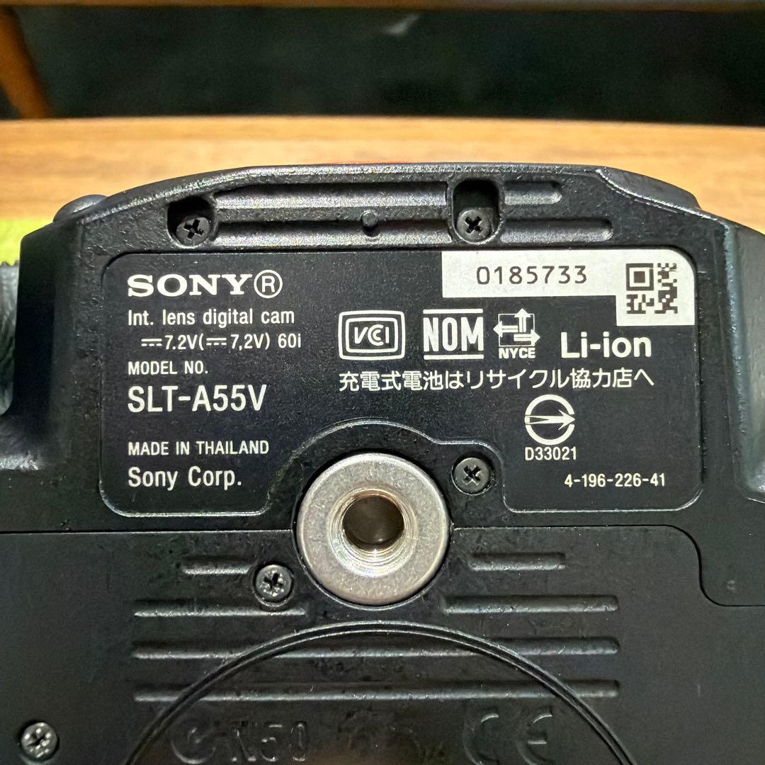 【ジャンク】SONY α55 SLT-A55V フラッシュ HVL-F42AM