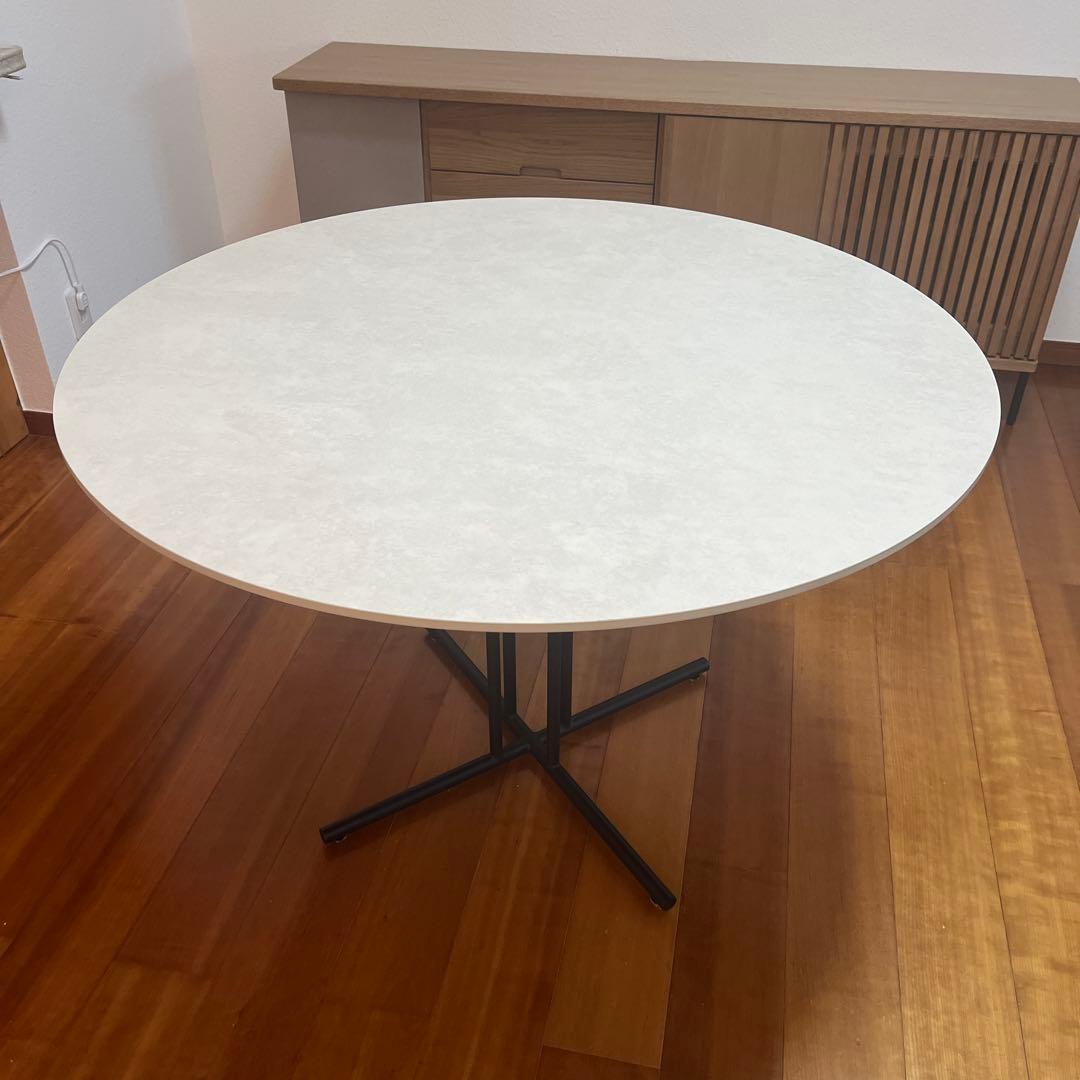 〈1/1までのじ〉moda en casa ラウンドテーブル　110cm