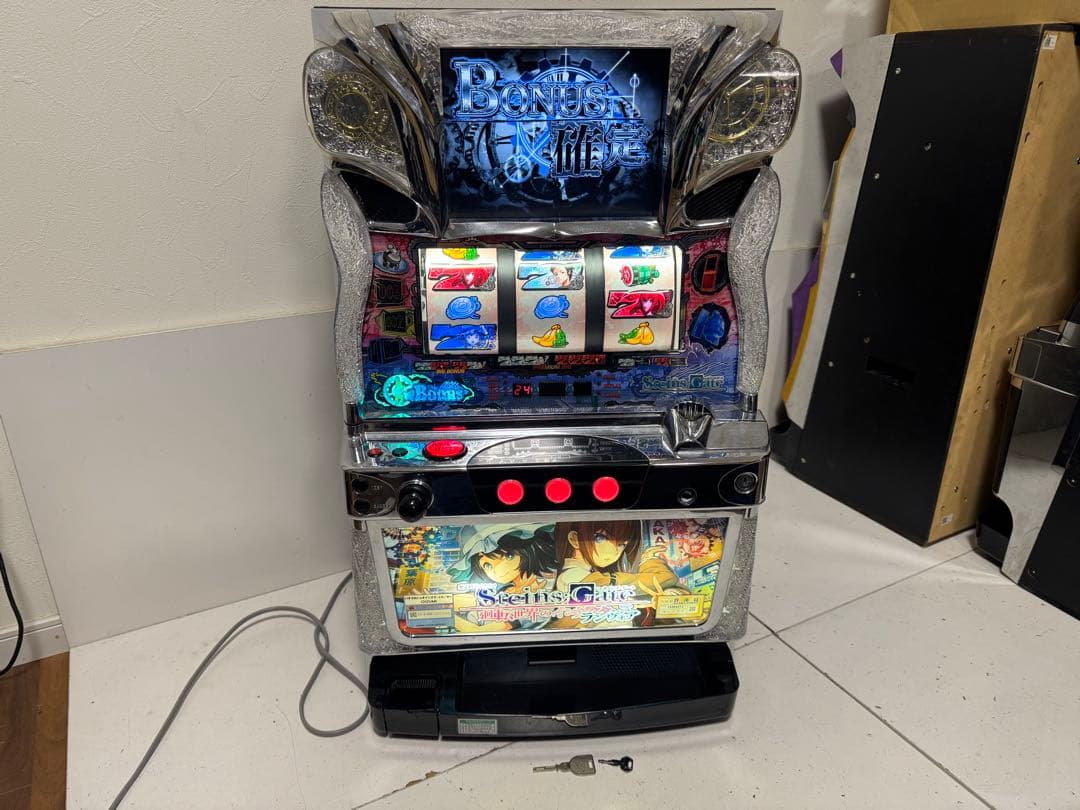 パチスロ 実機 シュタインズゲート 廻転世界のインダクタンス ランヴォア