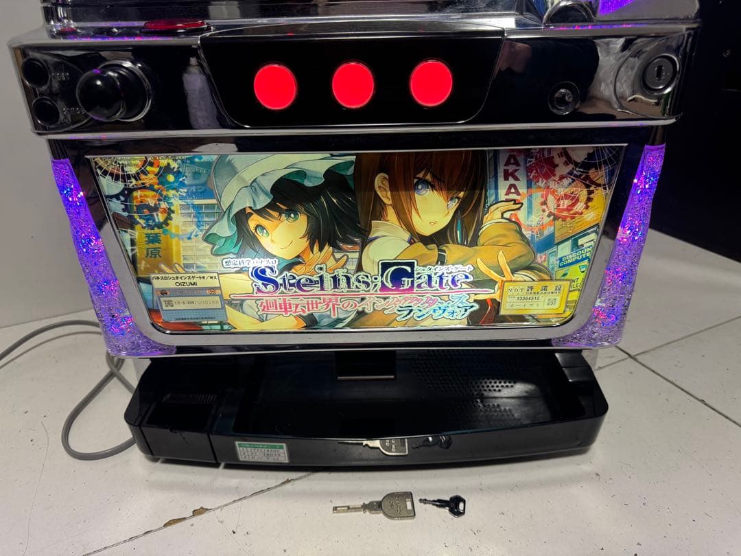 パチスロ 実機 シュタインズゲート 廻転世界のインダクタンス ランヴォア