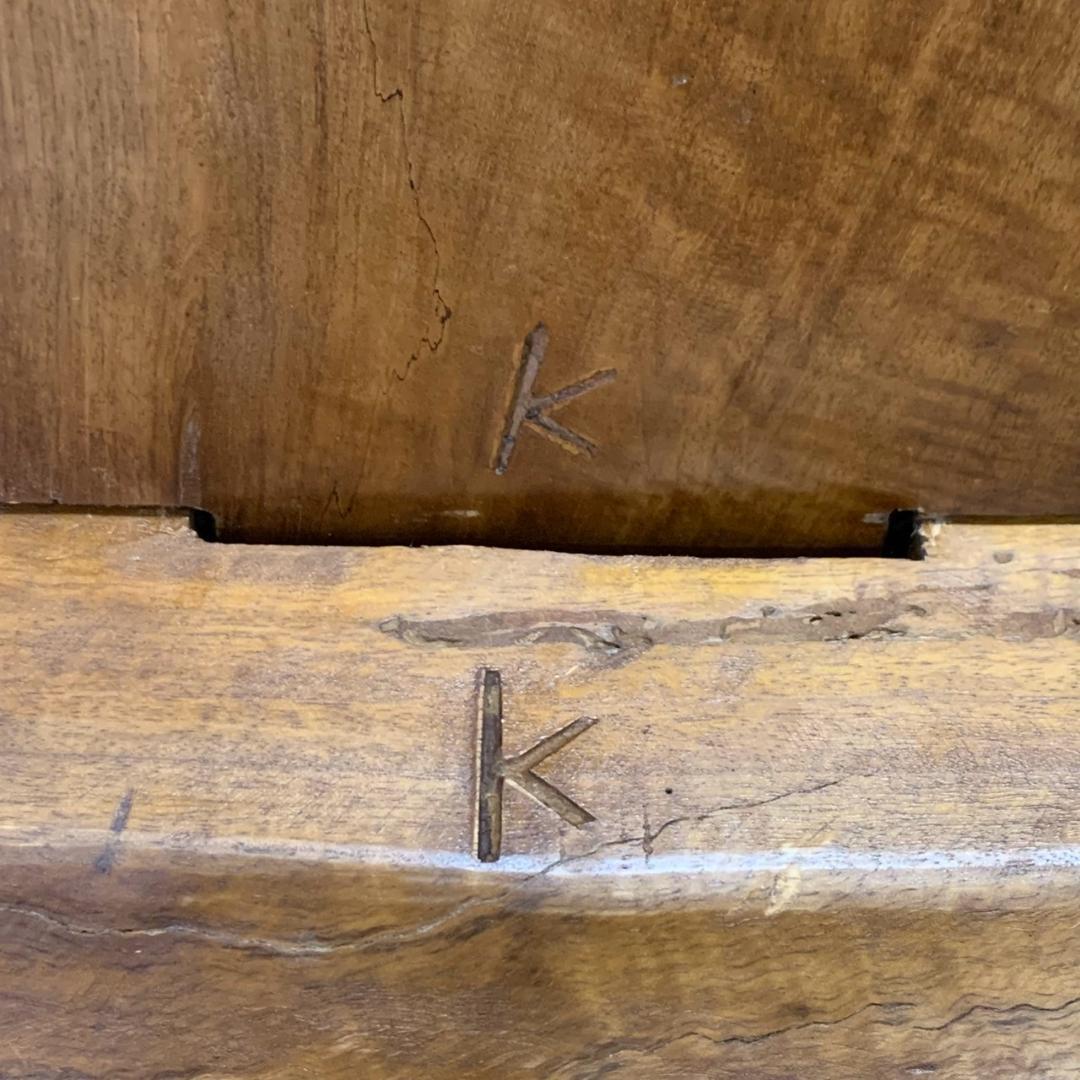 【一点物】 ナチュラル サイドテーブル 作業台 自然木 ヴィンテージ N0751