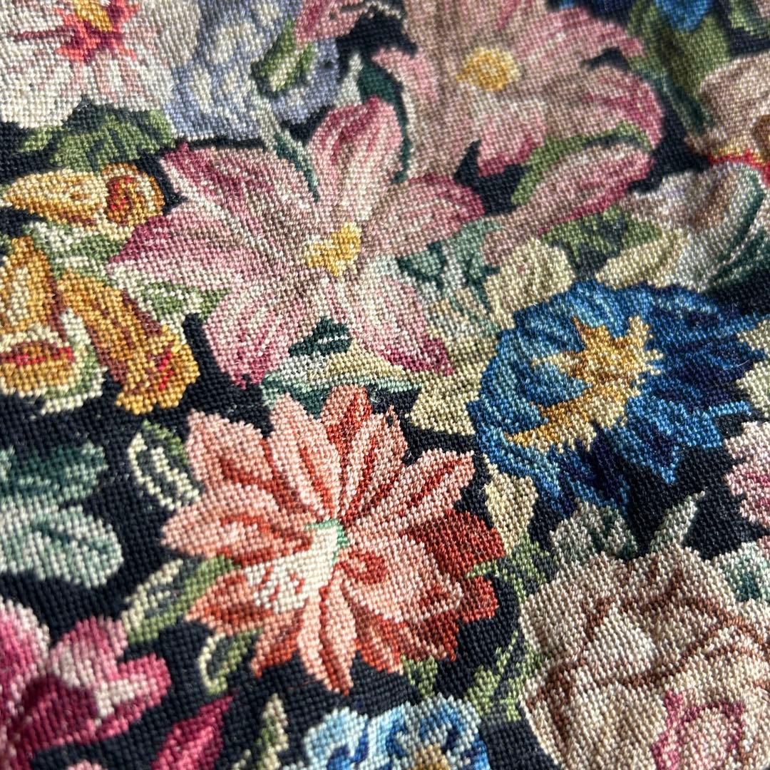 欧州アンティーク　繊細ゴブランの小さなバッグ